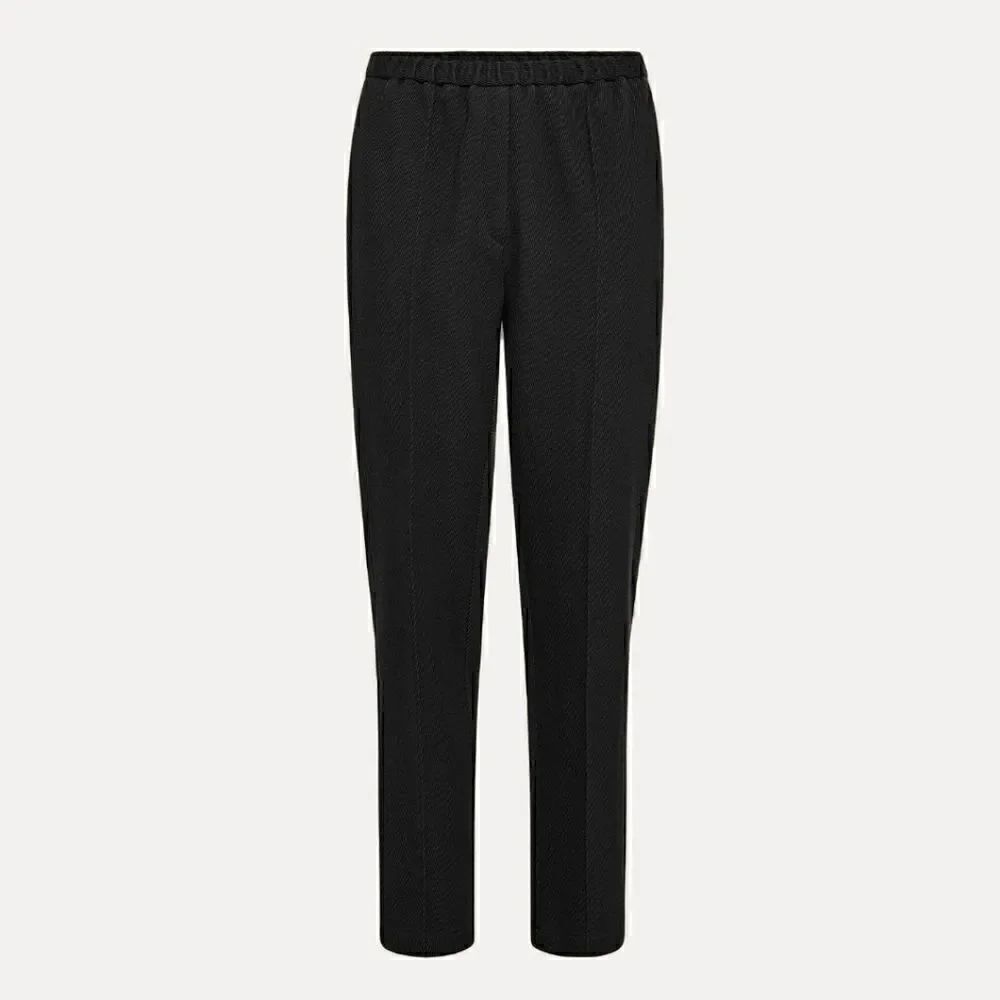 Forte Forte Pleated Trousers in Wool and Cotton Black Made in Italy Size 6 US